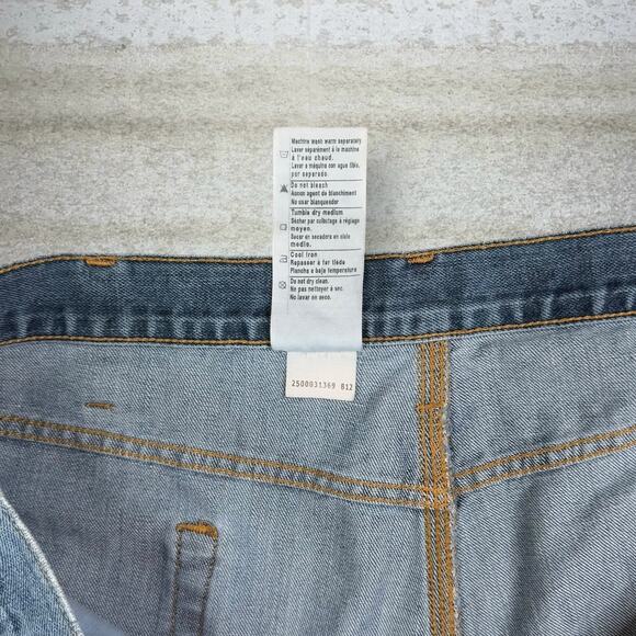 Vintage 90s Carhartt Jeans 42x32 Relaxed Fit Light Wash Denim - Picture 5 of 6